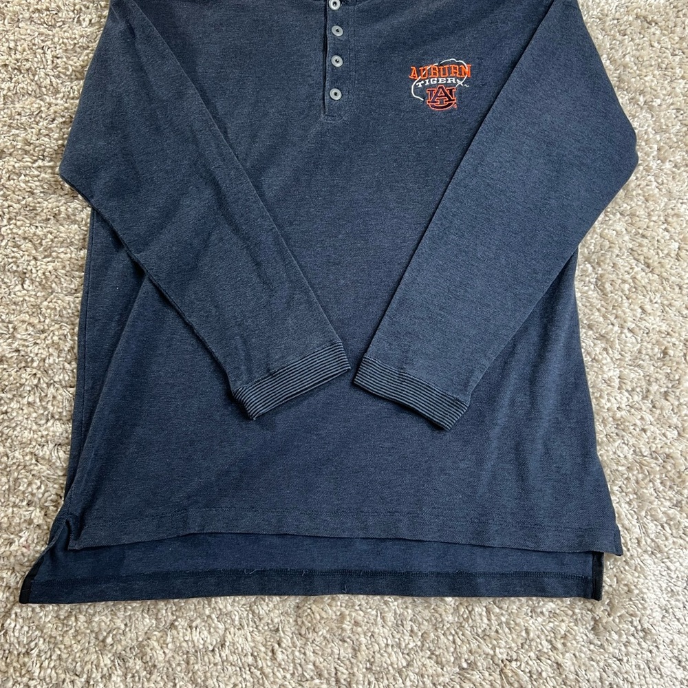 Midwest Embroidery Auburn Tigers Gray Henley